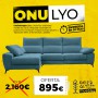 SOFÁ CHAISELONGUE ONULYO