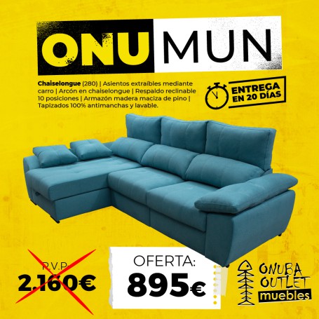 SOFÁ CHAISELONGUE ONUMUN