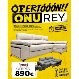 SOFÁ CHAISELONGUE ONUREY