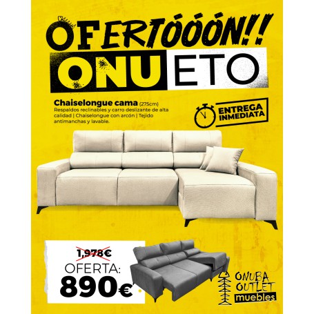 SOFÁ CHAISELONGUE ONUETO