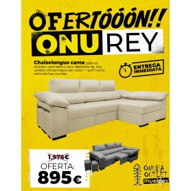 SOFÁ CHAISELONGUE ONUREY