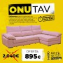 SOFÁ CHAISELONGUE ONUTAV