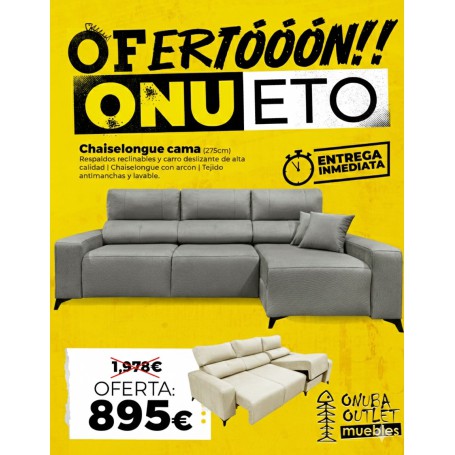 SOFÁ CHAISELONGUE ONUETO