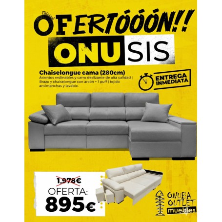 SOFÁ CHAISELONGUE ONUSIS