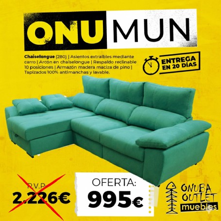 SOFÁ CHAISELONGUE ONUMUN