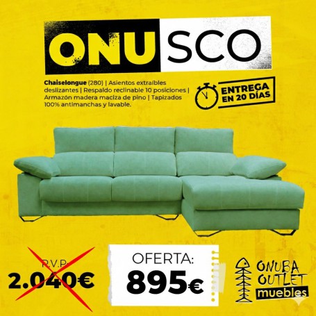 SOFÁ CHAISELONGUE ONUSCO