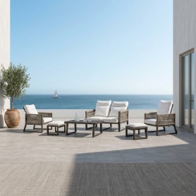 Conjunto para Jardín Bolonia Cuerda con Sofá reclinable