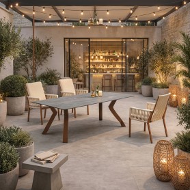 Conjunto Mesas y Sillas para Jardin Veneto / Catania