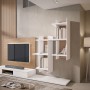 Composición de Salón Essential 330 - Blanco Mate Naturale Rayado