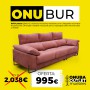 SOFÁ CUATRO PLAZAS ONUBUR