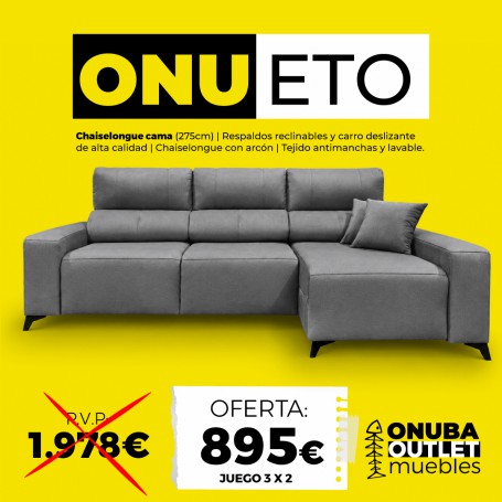 SOFÁ CHAISELONGUE ONUETO