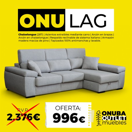 SOFÁ CHAISELONGUE ONULAG
