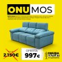 SOFÁ TRES PLAZAS ONUMOS