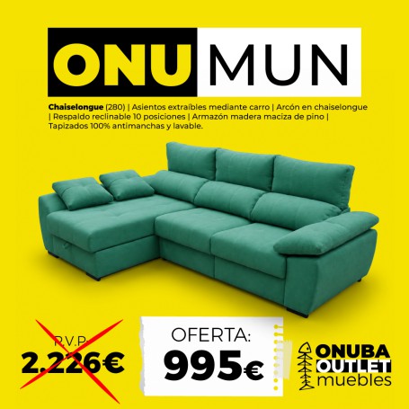 SOFÁ CHAISELONGUE ONUMUN