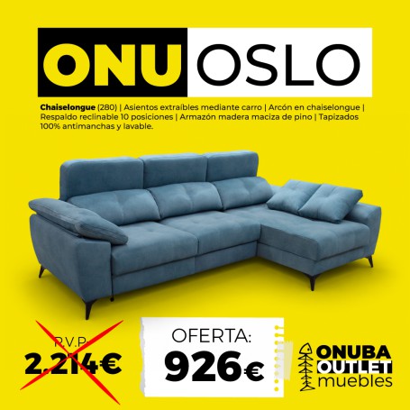 SOFÁ CHAISELONGUE ONUOSLO