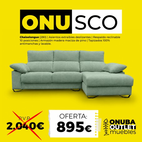 SOFÁ CHAISELONGUE ONUSCO