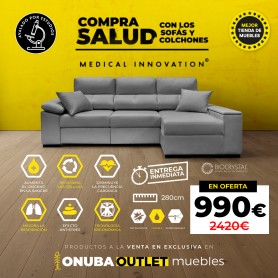 Sofá chaiselongue Inno-zen - Medical Innovation - ONUBA OUTLET