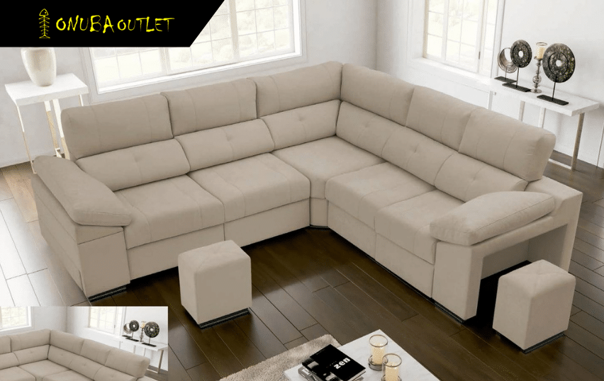 Decorar el salón con sofá rinconera